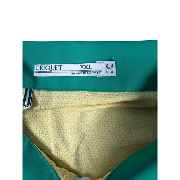 Criquet Windbreaker Jacket Mens Size XXL Golf Colorblock NWT Track Nylon - Picture 4 of 10